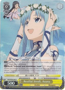 Restful Stroll, Asuna (SAO/SE26-E03 C) (Parallel Foil) [Sword Art Online II Vol.2] | Cracking-Singles