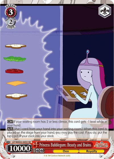 Princess Bubblegum: Beauty and Brains (AT/WX02-045S SR) [Adventure Time] | Cracking-Singles