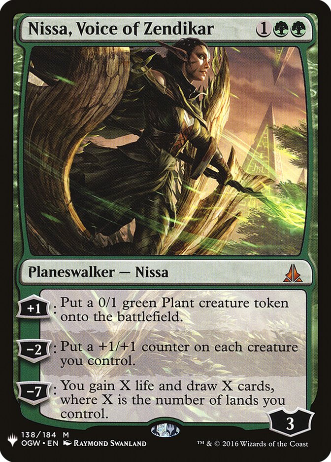 Nissa, Voice of Zendikar [Mystery Booster] | Cracking-Singles