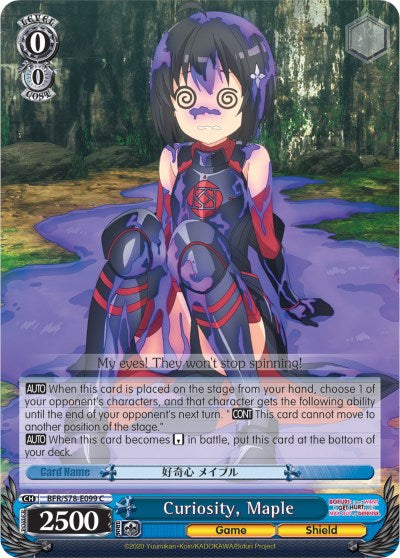 Curiosity, Maple (BFR/S78-E099 C) [BOFURI: I Don't Want to Get Hurt, so I'll Max Out My Defense] | Cracking-Singles
