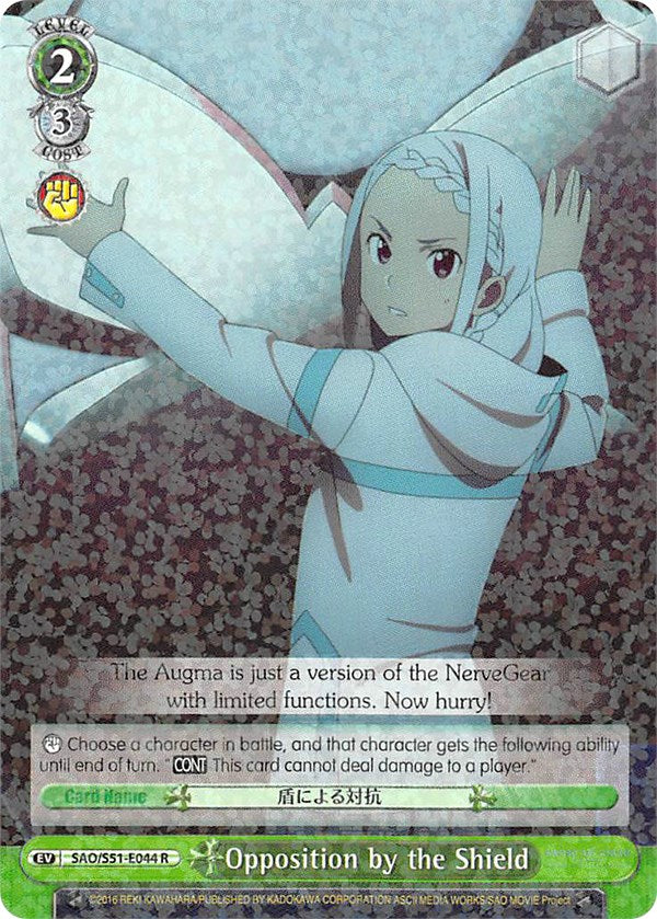 Opposition by the Shield (SAO/S51-E044 R) [Sword Art Online The Movie: -Ordinal Scale-] | Cracking-Singles
