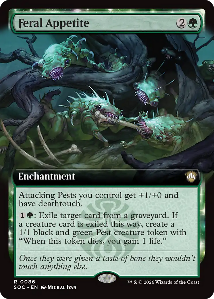 Feral Appetite (Extended Art) [Secrets of Strixhaven Commander] | Cracking-Singles