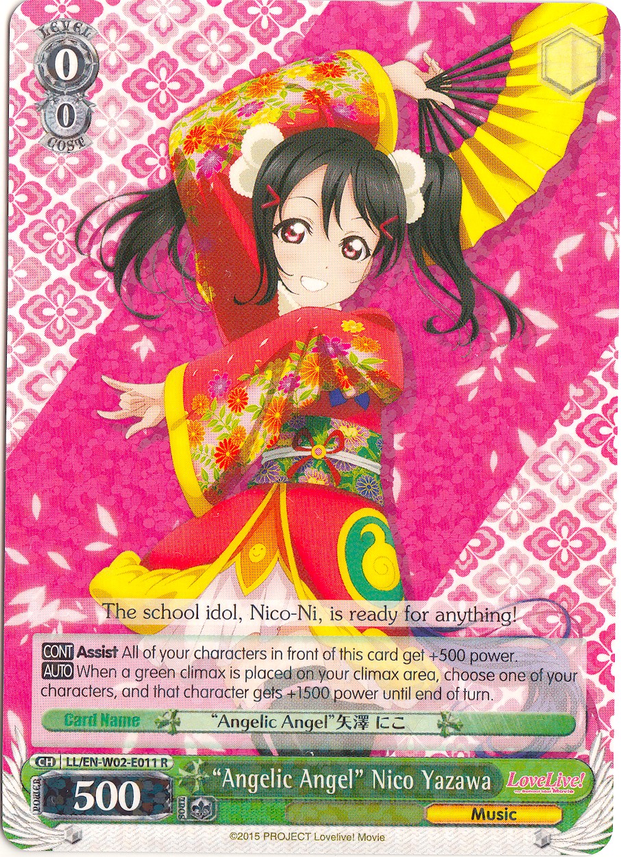 "Angelic Angel" Nico Yazawa (LL/EN-W02-E011 R) [Love Live! DX Vol.2] | Cracking-Singles