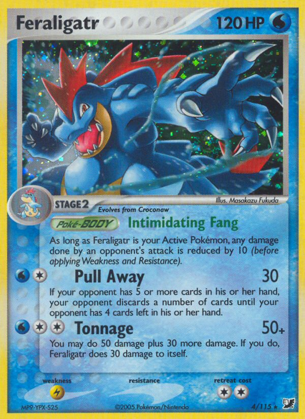 Feraligatr (4/115) [EX: Unseen Forces] | Cracking-Singles