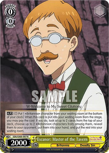 Escanor: Master of the Tavern (Foil) [The Seven Deadly Sins: Revival of The Commandments] | Cracking-Singles