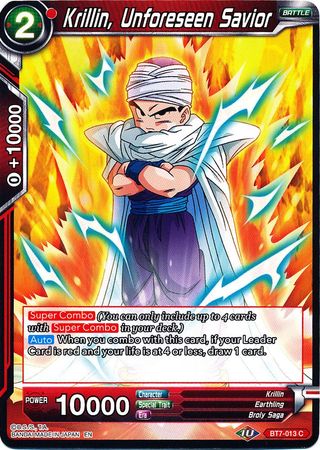 Krillin, Unforeseen Savior (BT7-013) [Assault of the Saiyans] | Cracking-Singles