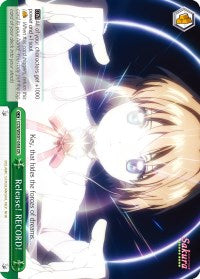 Release! RECORD! (CCS/WX01-054 CR) [Cardcaptor Sakura: Clear Card] | Cracking-Singles