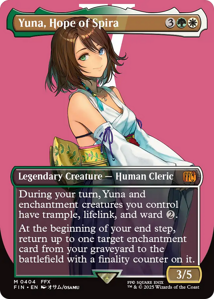 Yuna, Hope of Spira (Borderless) [FINAL FANTASY] | Cracking-Singles