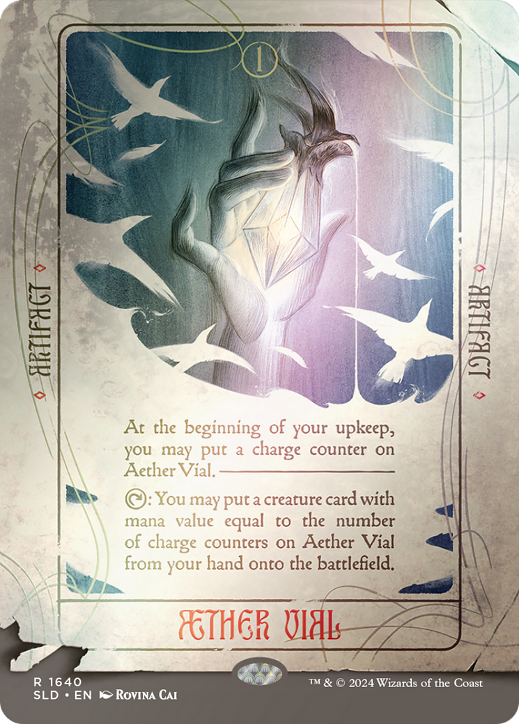 Aether Vial (Rainbow Foil) [Secret Lair Drop Series] | Cracking-Singles