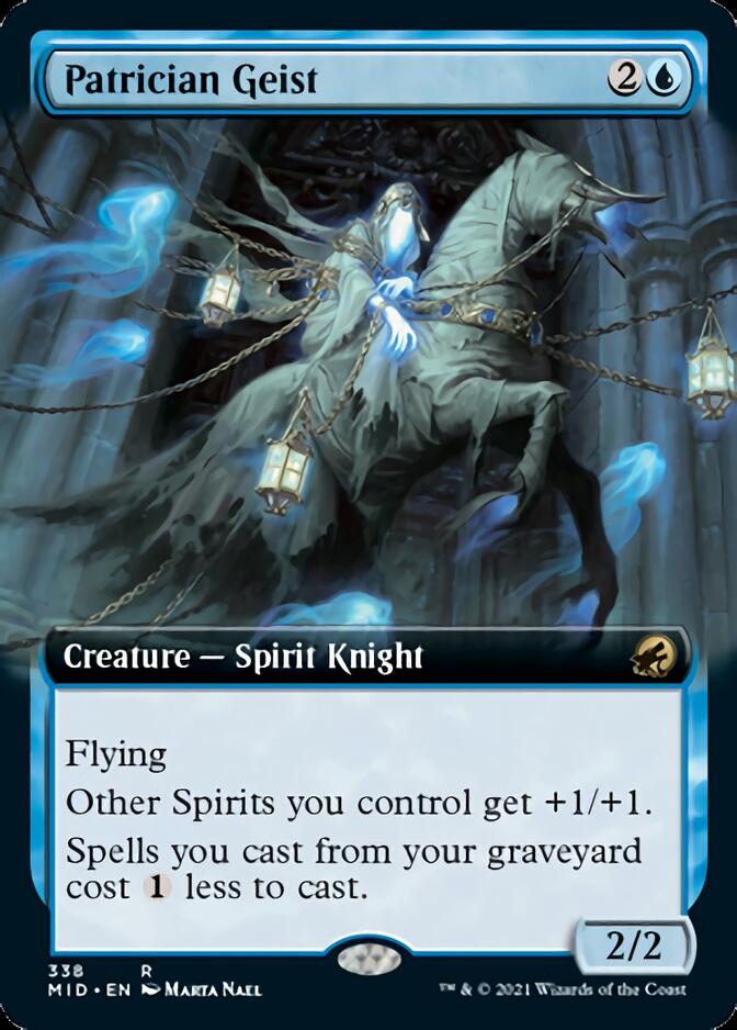 Patrician Geist (Extended Art) [Innistrad: Midnight Hunt] | Cracking-Singles