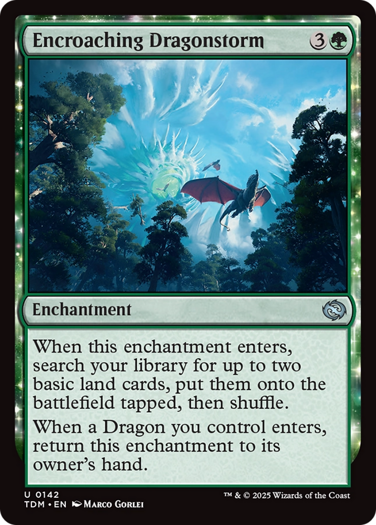 Encroaching Dragonstorm [Tarkir: Dragonstorm] | Cracking-Singles