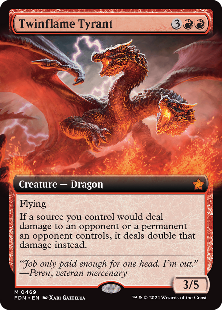 Twinflame Tyrant (Extended Art) [Foundations] | Cracking-Singles