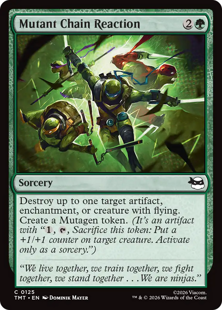 Mutant Chain Reaction [Teenage Mutant Ninja Turtles] | Cracking-Singles