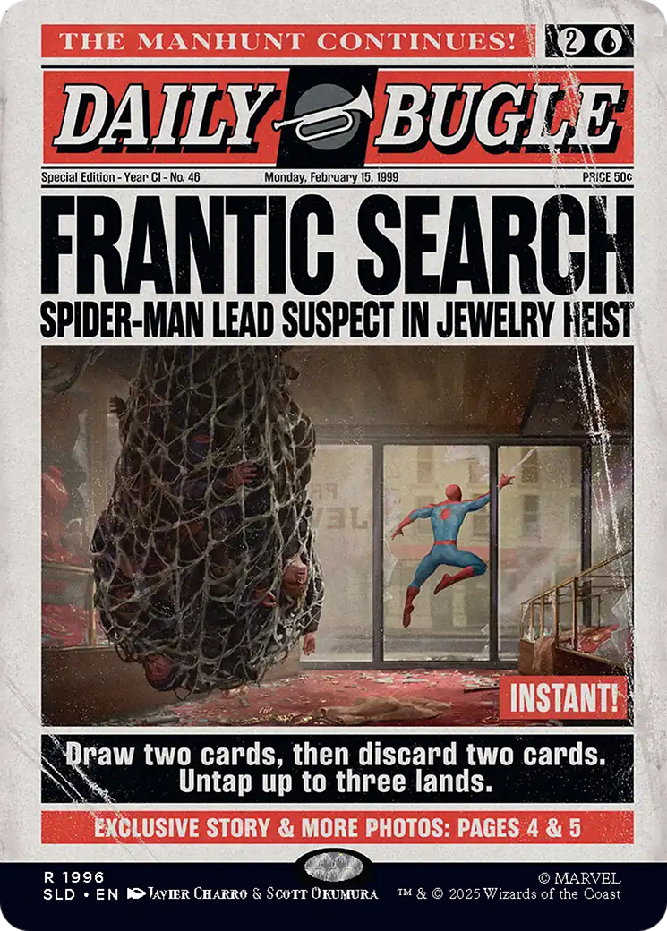 Frantic Search (1996) (Rainbow Foil) [Secret Lair Drop Series] | Cracking-Singles