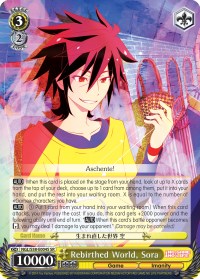 Rebirthed World, Sora (NGL/S58-E004S SR) [No Game No Life] | Cracking-Singles