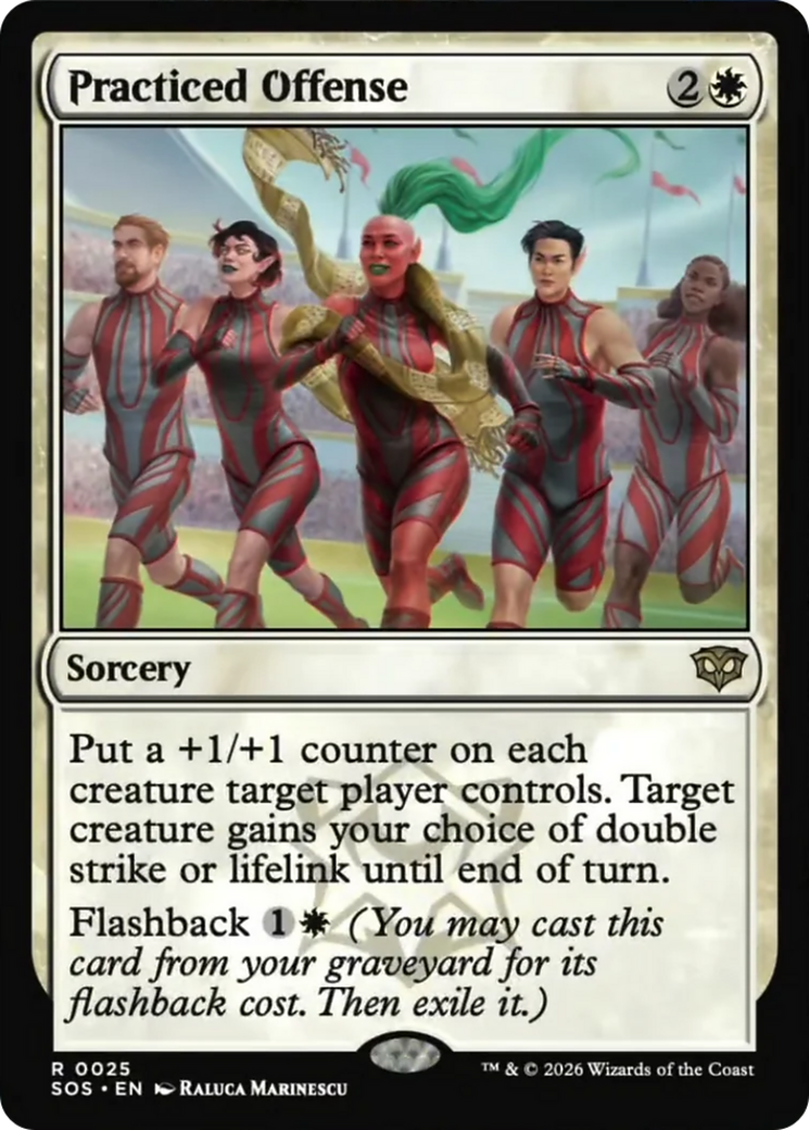 Practiced Offense [Secrets of Strixhaven] | Cracking-Singles