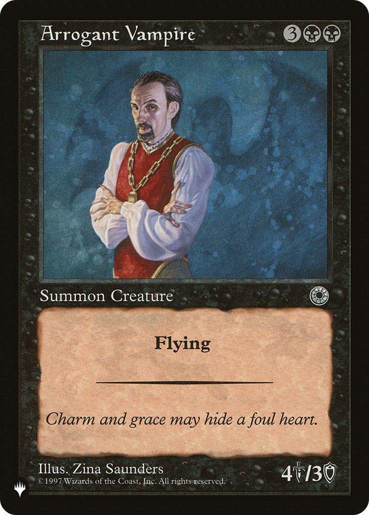 Arrogant Vampire [The List] | Cracking-Singles