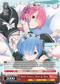 Maid Sisters, Rem & Ram (RZ/S55-E031 R) [Re:ZERO Vol.2] | Cracking-Singles