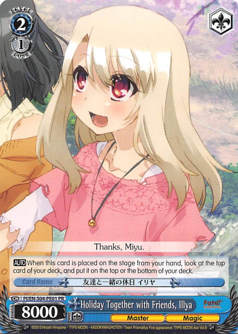 Holiday Together with Friends, Illya (PI/EN-S04-PE01 PR) (Promo) [Fate/kaleid liner PRISMA ILLYA DX] | Cracking-Singles