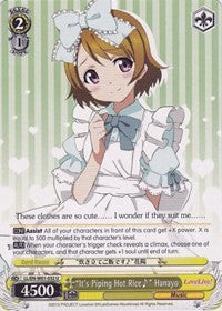 "It's Piping Hot Rice~" Hanayo (LL/EN-W01-032 U) [Love Live! DX] | Cracking-Singles