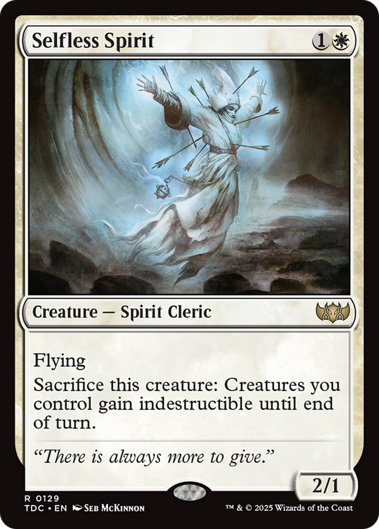 Selfless Spirit [Tarkir: Dragonstorm Commander] | Cracking-Singles