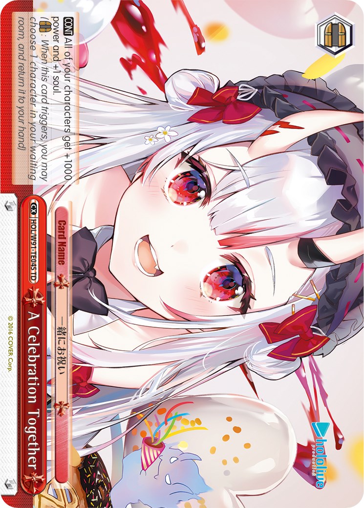 A Celebration Together (HOL/W91-TE045 TD) [hololive production] | Cracking-Singles