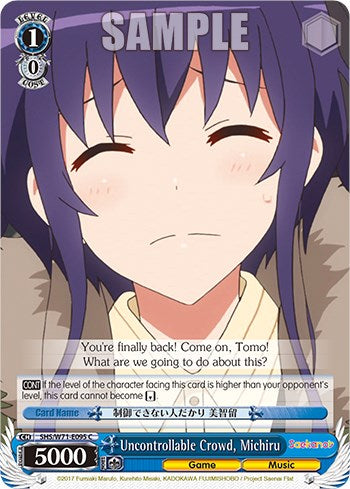 Uncontrollable Crowd, Michiru [Saekano How to Raise a Boring Girlfriend. flat] | Cracking-Singles
