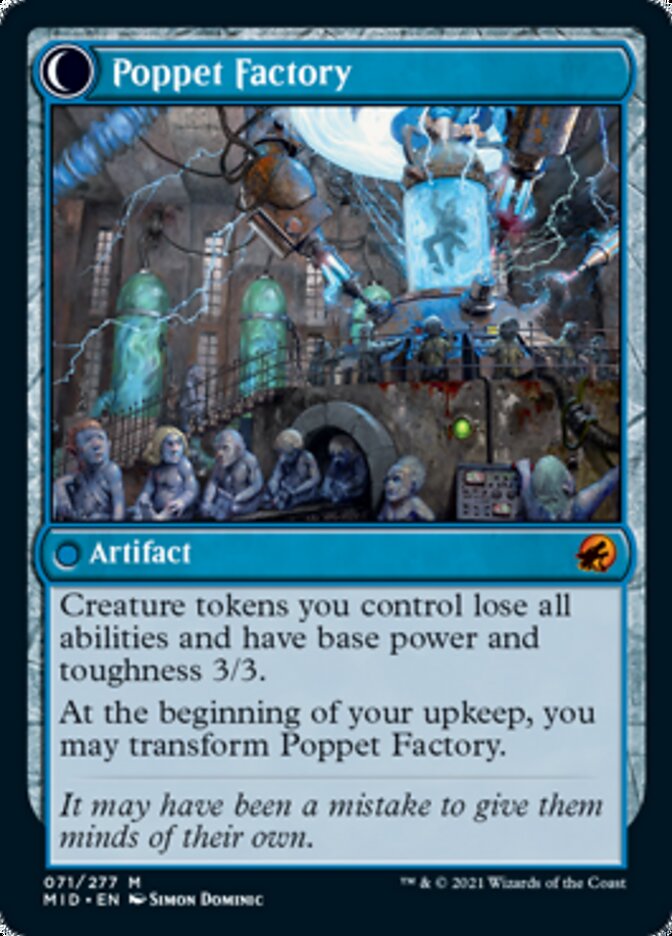 Poppet Stitcher // Poppet Factory [Innistrad: Midnight Hunt] | Cracking-Singles