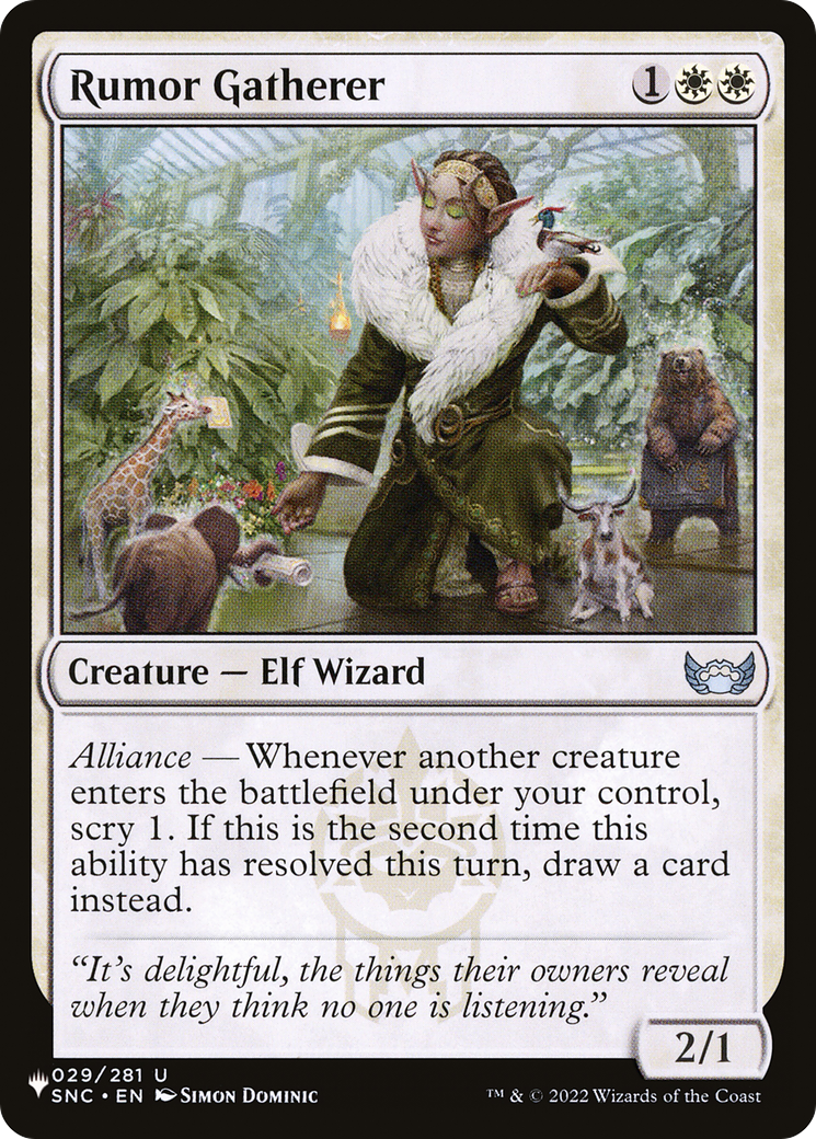 Rumor Gatherer [The List] | Cracking-Singles