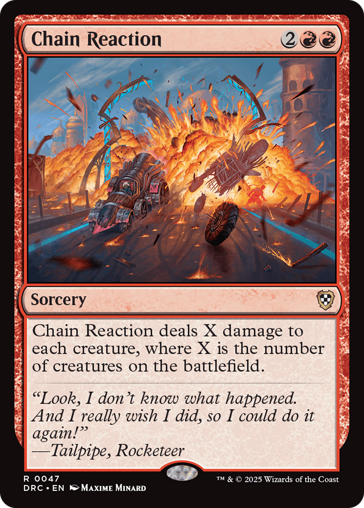 Chain Reaction [Aetherdrift Commander] | Cracking-Singles