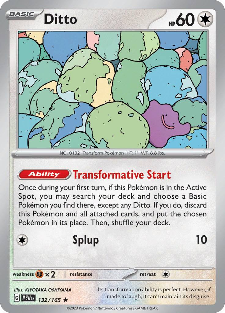 Ditto (132/165) [Scarlet & Violet 151] | Cracking-Singles