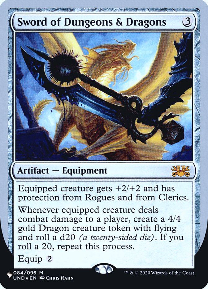 Sword of Dungeons & Dragons (Unfinity Foil Edition) [The List] | Cracking-Singles