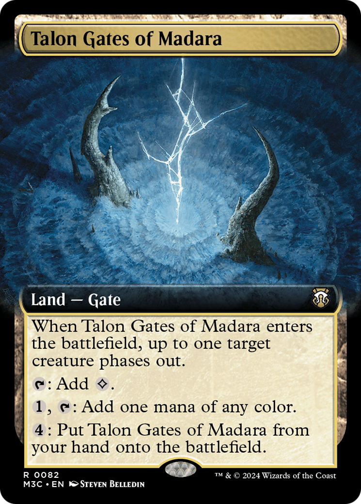 Talon Gates of Madara (Extended Art) (Ripple Foil) [Modern Horizons 3 Commander] | Cracking-Singles