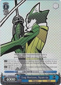 Log Horizon, Nyan-ta (LH/SE20-E31 R) (Alternate Foil) [LOG HORIZON] | Cracking-Singles