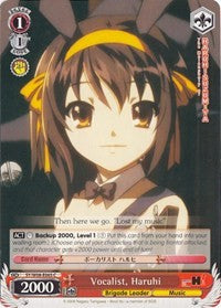 Vocalist, Haruhi (SY/W08-E065 C) [The Melancholy of Haruhi Suzumiya] | Cracking-Singles