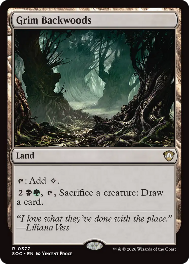 Grim Backwoods [Secrets of Strixhaven Commander] | Cracking-Singles
