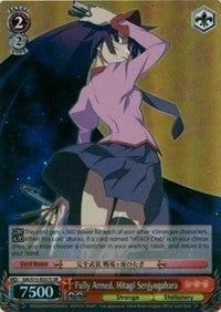 Fully Armed, Hitagi Senjyogahara (BM/S15-E057S SR) [BAKEMONOGATARI] | Cracking-Singles
