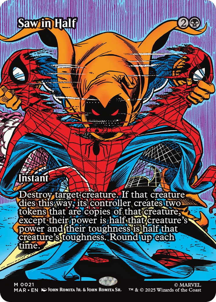 Saw in Half (Borderless) [Marvel Universe: Eternal-Legal] | Cracking-Singles
