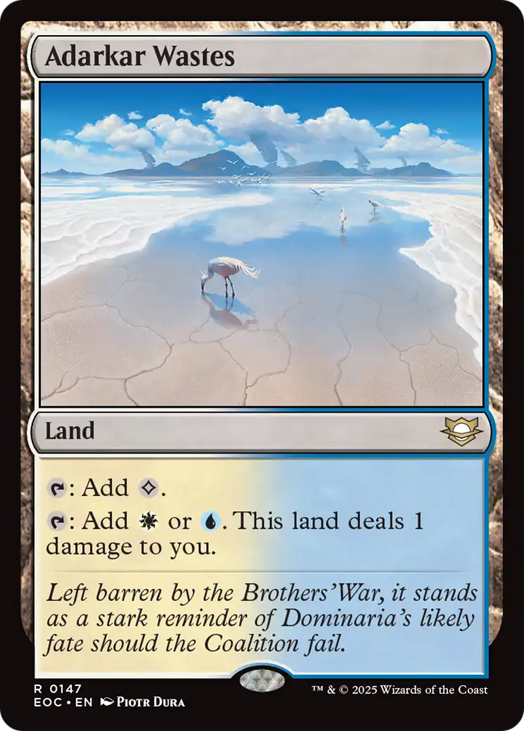 Adarkar Wastes [Edge of Eternities Commander] | Cracking-Singles