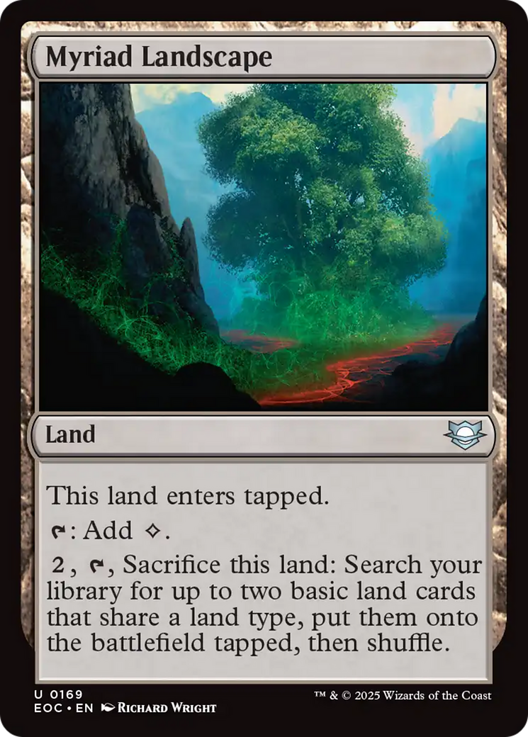 Myriad Landscape [Edge of Eternities Commander] | Cracking-Singles