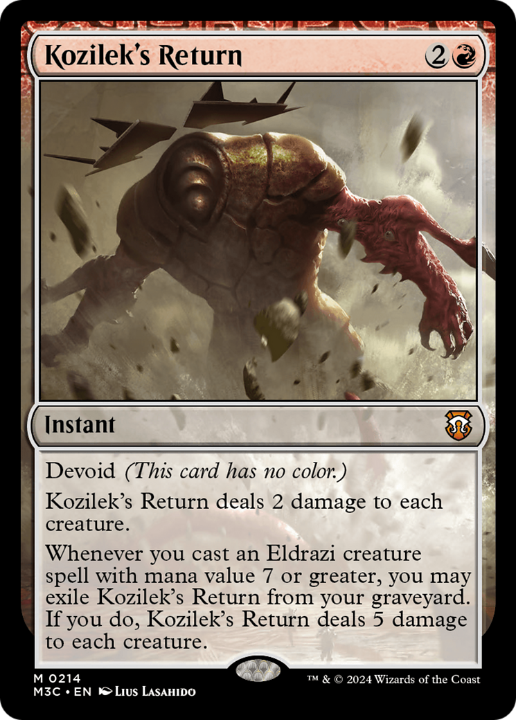 Kozilek's Return (Ripple Foil) [Modern Horizons 3 Commander] | Cracking-Singles