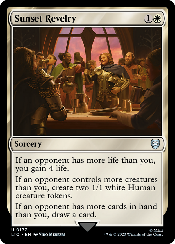 Sunset Revelry [The Lord of the Rings: Tales of Middle-Earth Commander] | Cracking-Singles