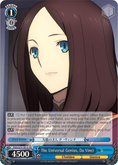 The Universal Genius, Da Vinci (FGO/S75-TE15 TD) [Fate/Grand Order Absolute Demonic Front: Babylonia] | Cracking-Singles