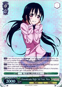 Otonokizaka High 3rd Year, Nico (LL/W24-E029R RRR) [Love Live!] | Cracking-Singles