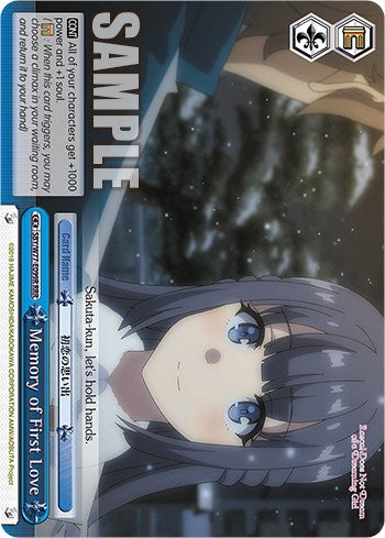 Memory of First Love (Foil) [Rascal Does Not Dream of a Dreaming Girl] | Cracking-Singles