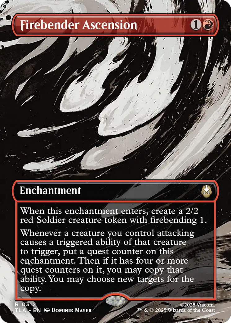 Firebender Ascension (Borderless) [Avatar: The Last Airbender] | Cracking-Singles