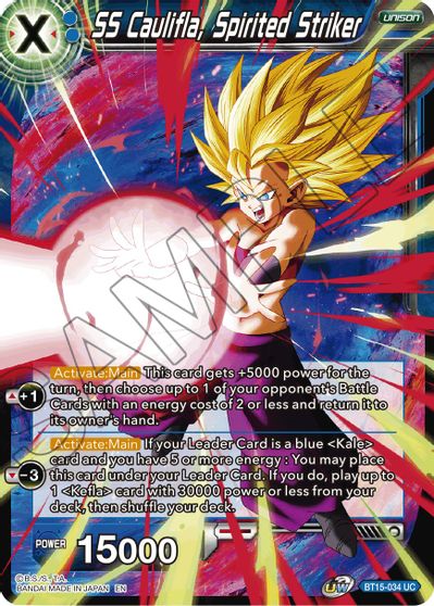SS Caulifla, Spirited Striker (BT15-034) [Saiyan Showdown] | Cracking-Singles