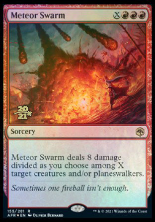 Meteor Swarm [Dungeons & Dragons: Adventures in the Forgotten Realms Prerelease Promos] | Cracking-Singles