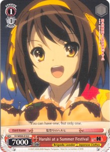 Haruhi at a Summer Festival (SY/WE09-E18) [The Melancholy of Haruhi Suzumiya Extra Booster] | Cracking-Singles