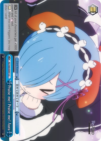 Praise me! Praise me! Aura (RZ/S68-E097 CC) [Re:ZERO Memory Snow] | Cracking-Singles